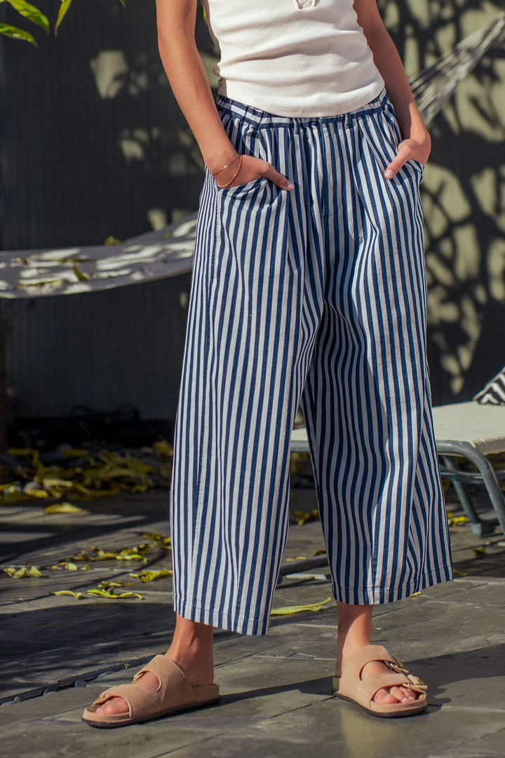 Anette Pleated Culotte Pants