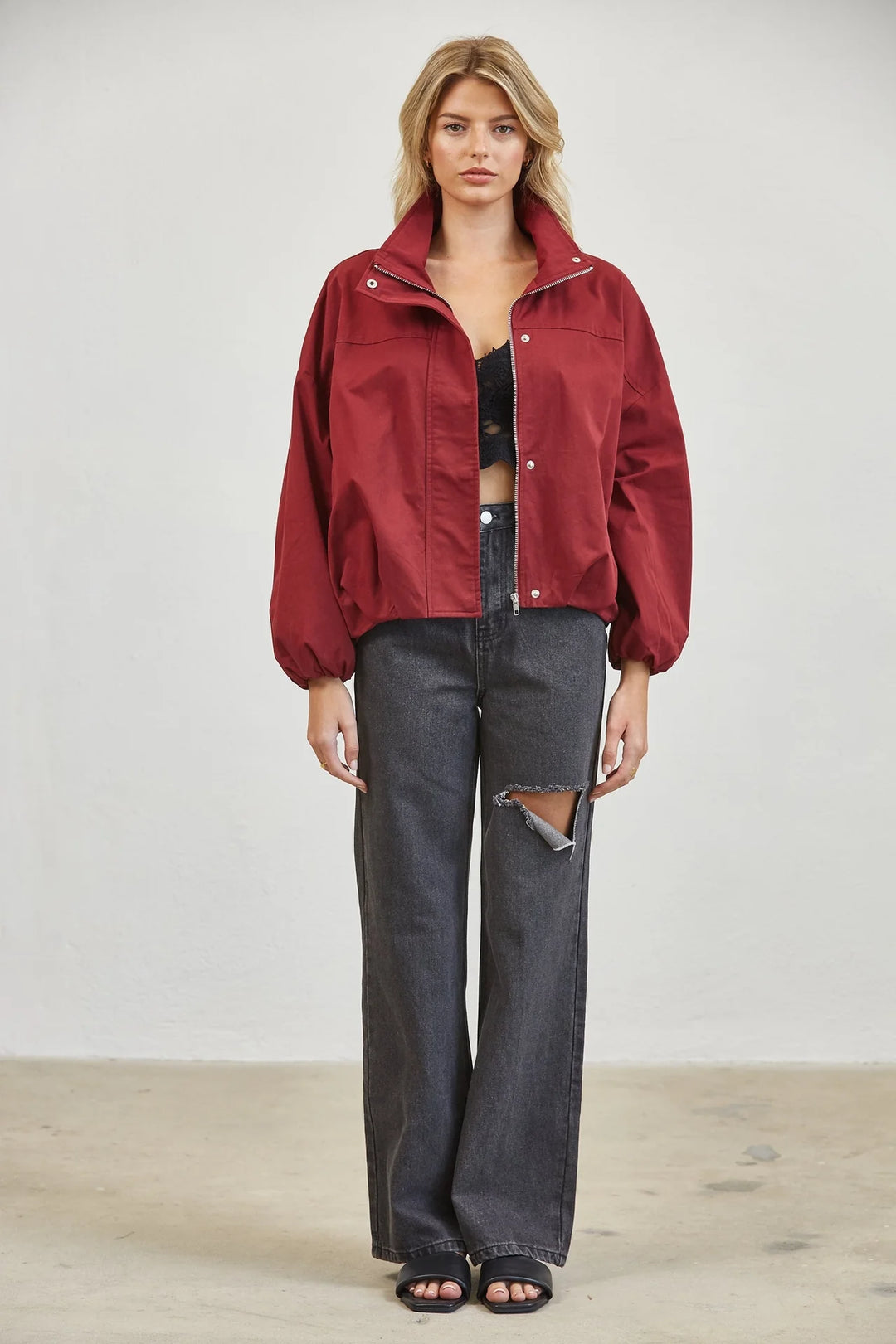 Harper Funnel Neck Jacket