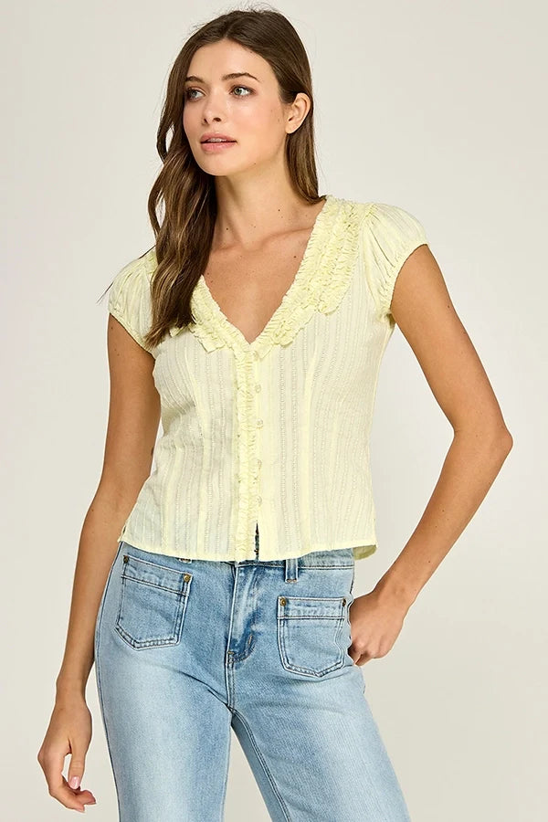 Astrid Ruffle Blouse