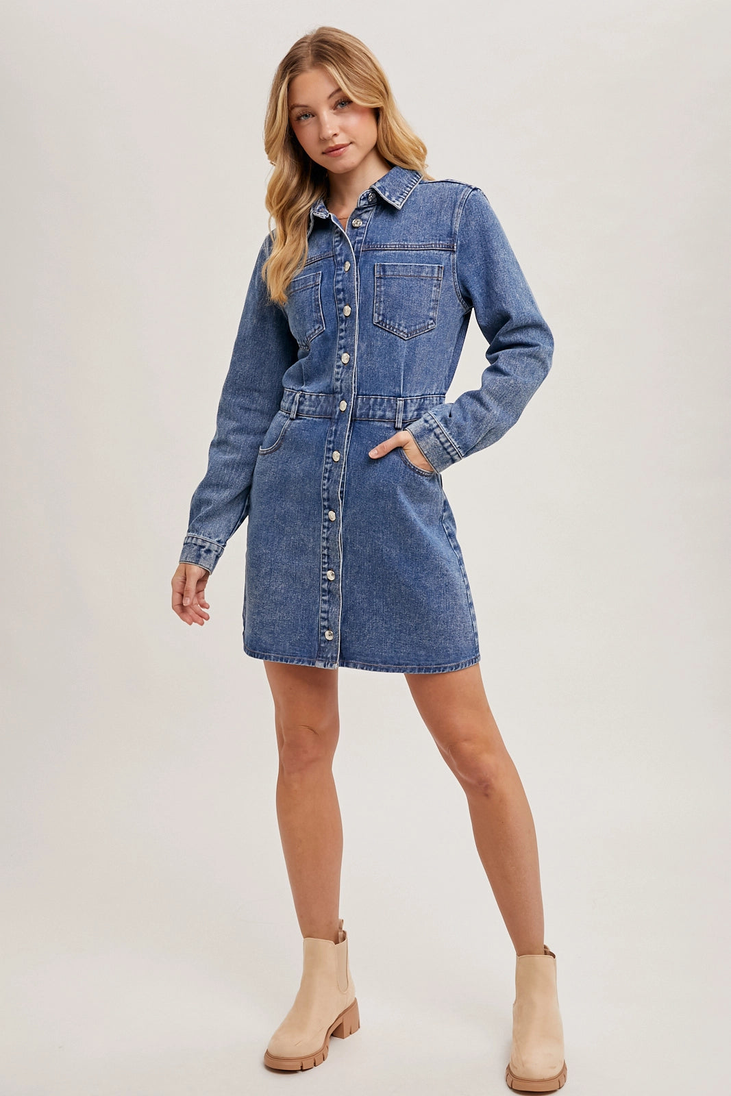 Leila Denim Dress