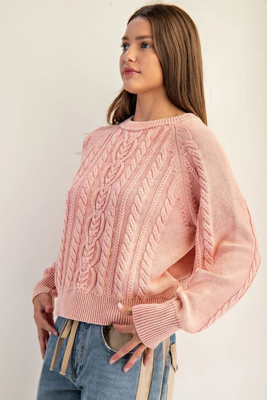 Amber Cable Knit Sweater