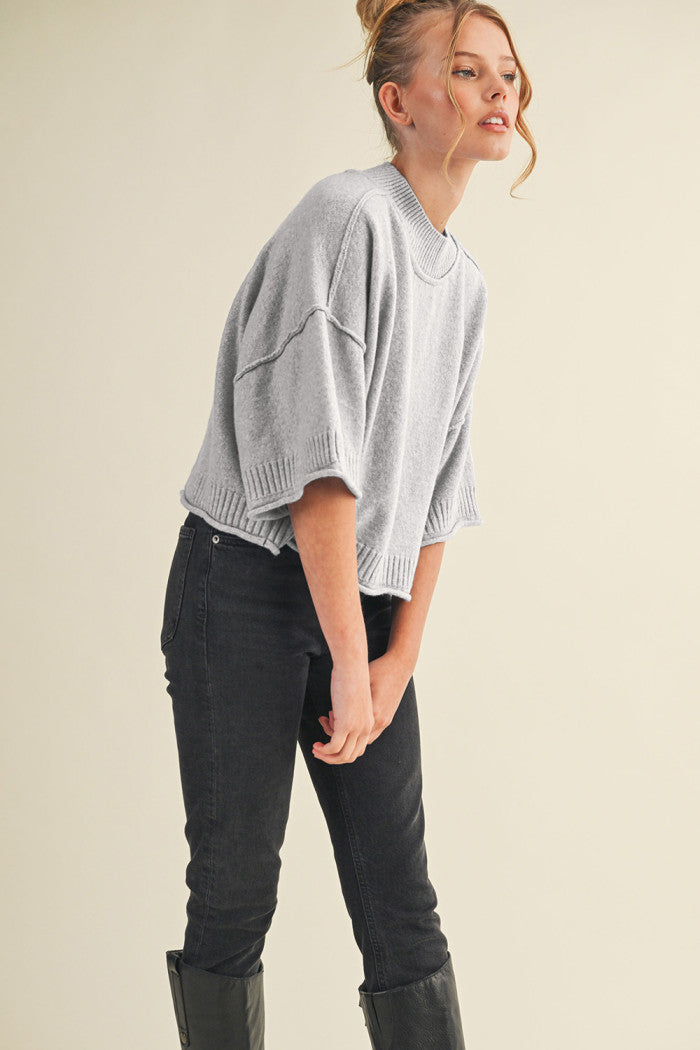 Nadia Mock Neck Sweater