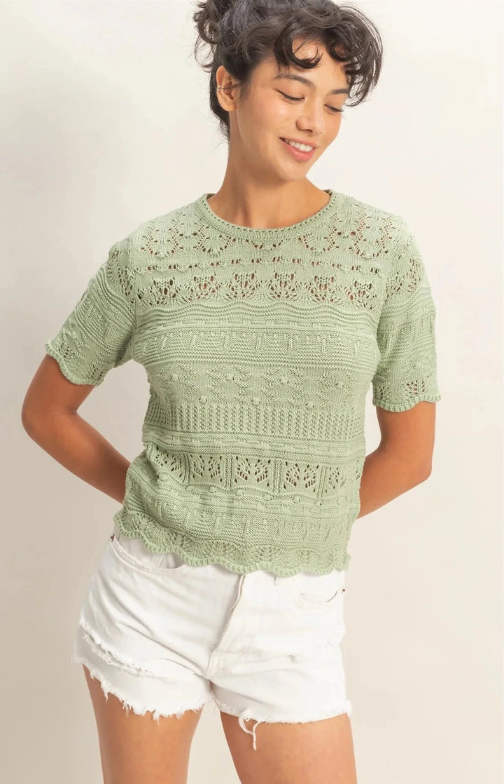 Sage Sweater Top