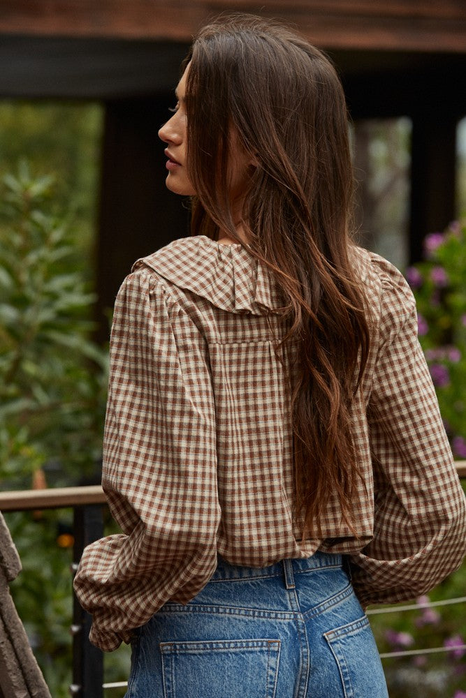 Vera Gingham Blouse