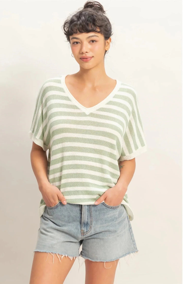 Nina Striped Top
