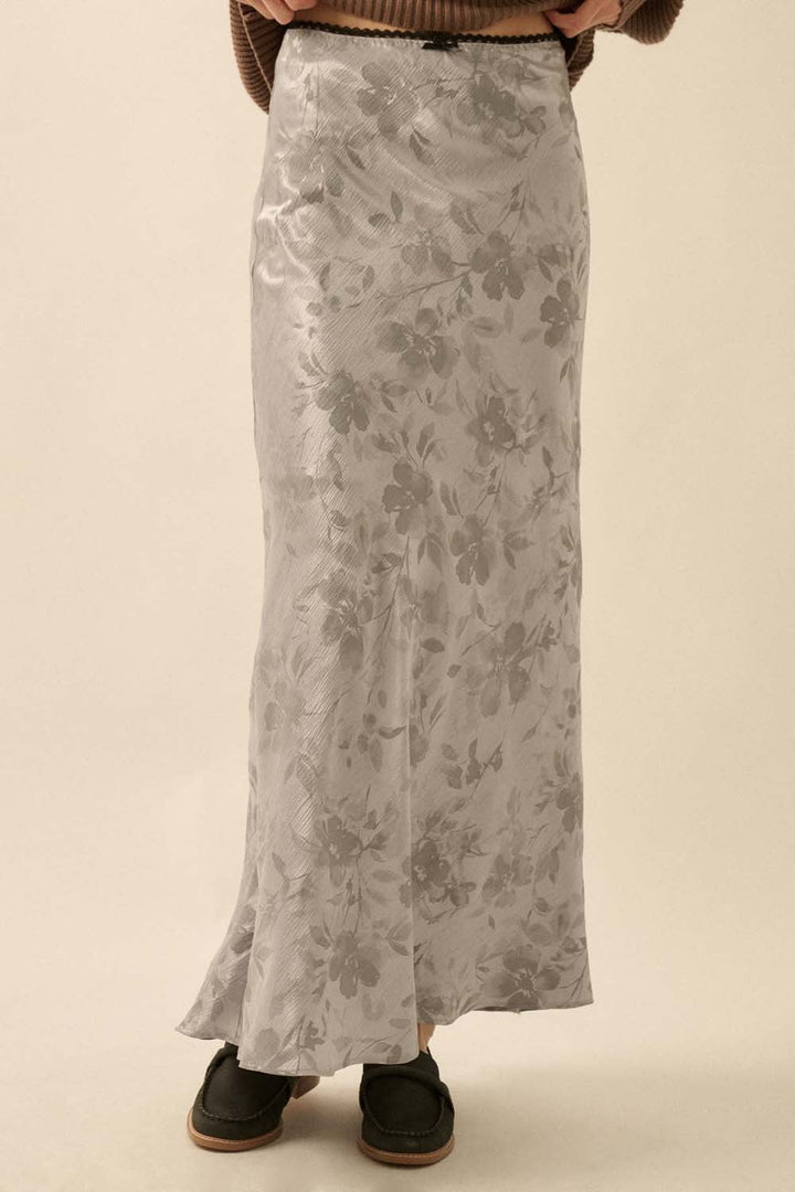 Darla Satin Maxi Skirt