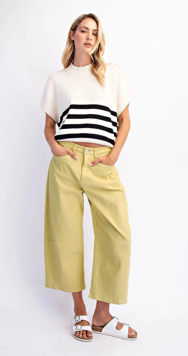 Bev Mid Rise Barrel Jeans