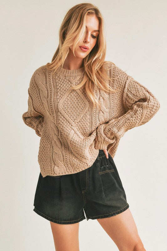 Harlow Cable Knit Sweater