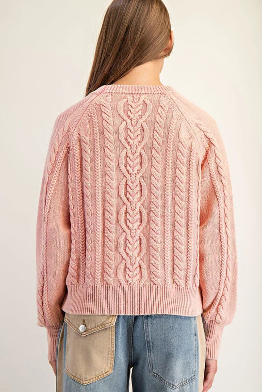 Amber Cable Knit Sweater
