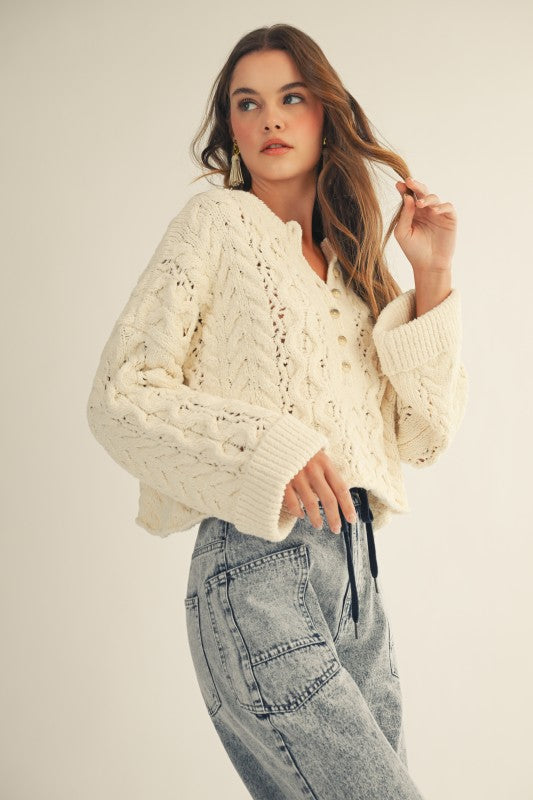 Tulip Cable Sweater