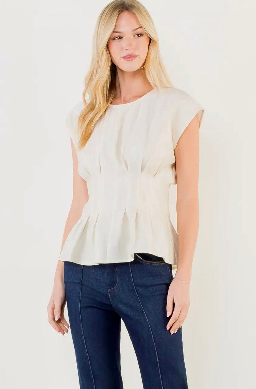 Fawn Pintuck Top
