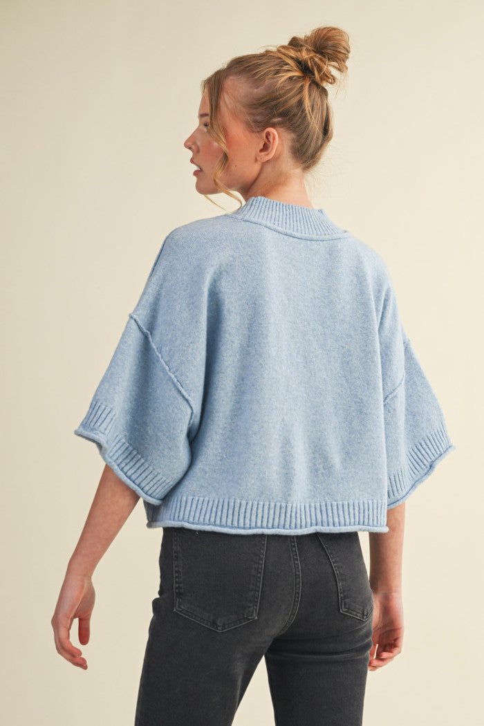 Nadia Mock Neck Sweater