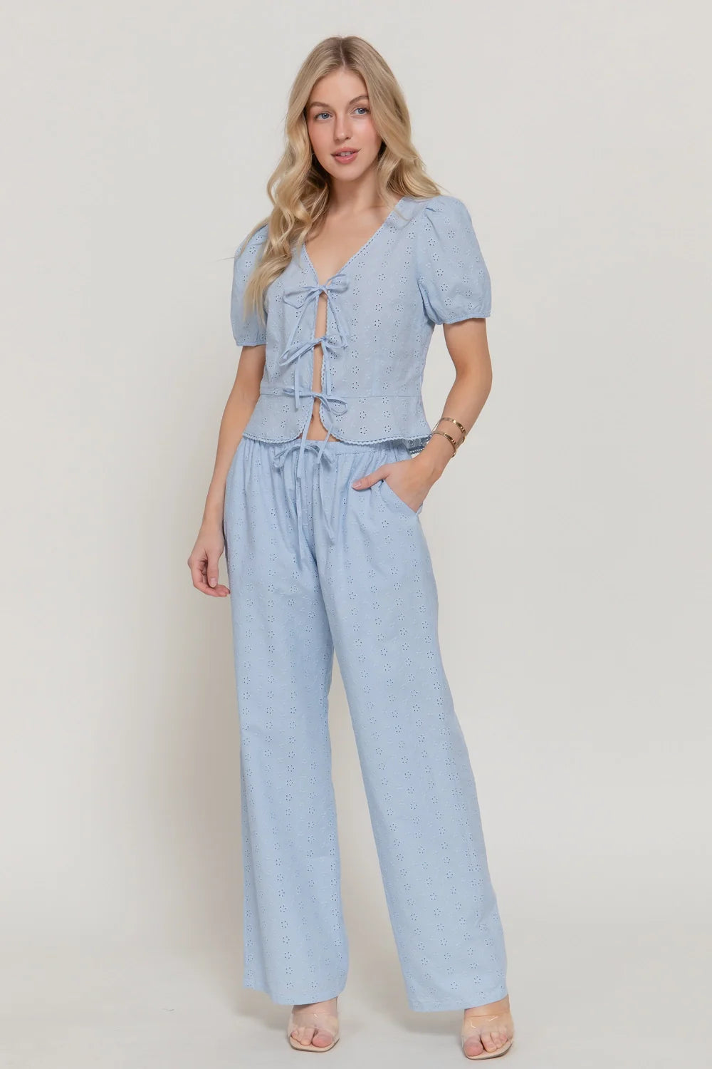 Mable Gauze Woven Pants