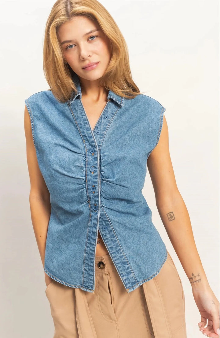 Talia Denim Shirt