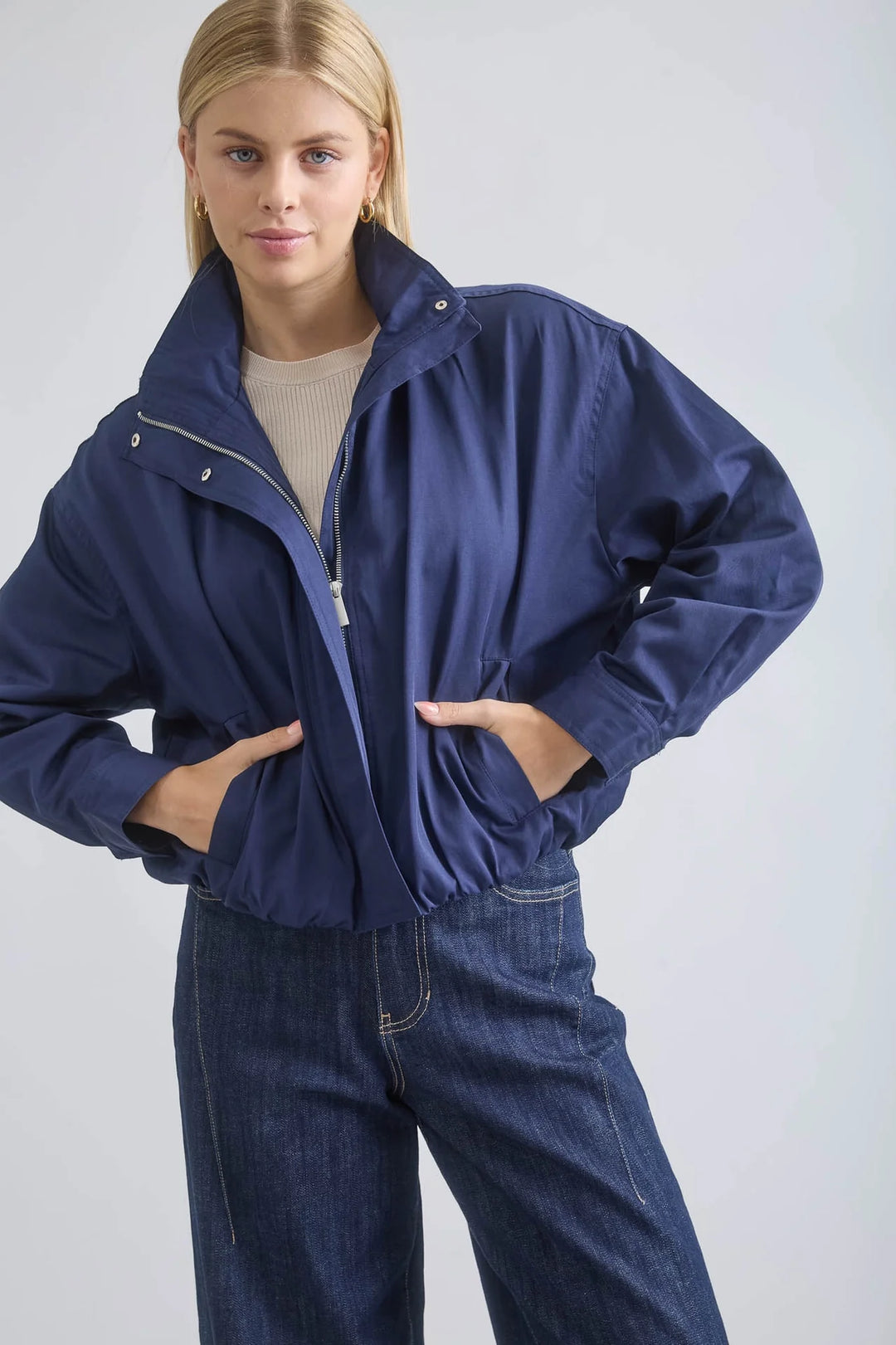 Roberta Mock Neck Jacket