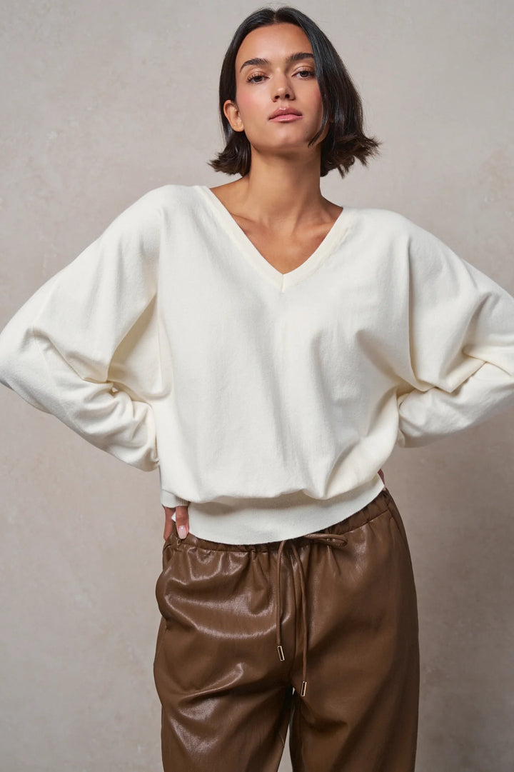 Rosetta Drop Shoulder Sweater
