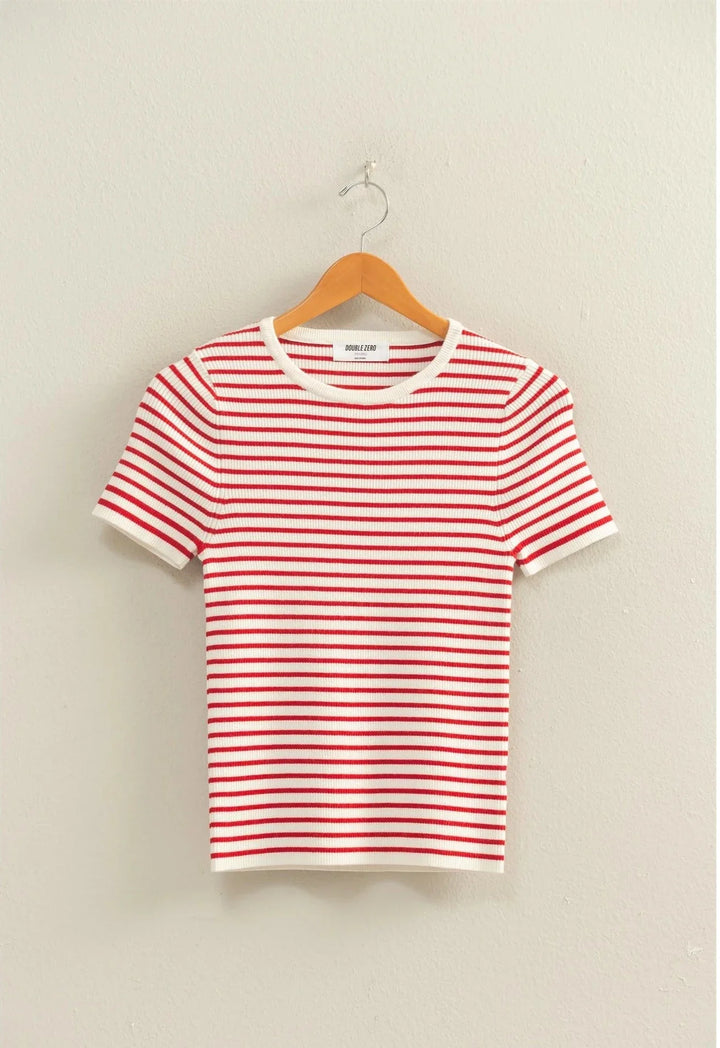 Ali Ribbed Crew Neck