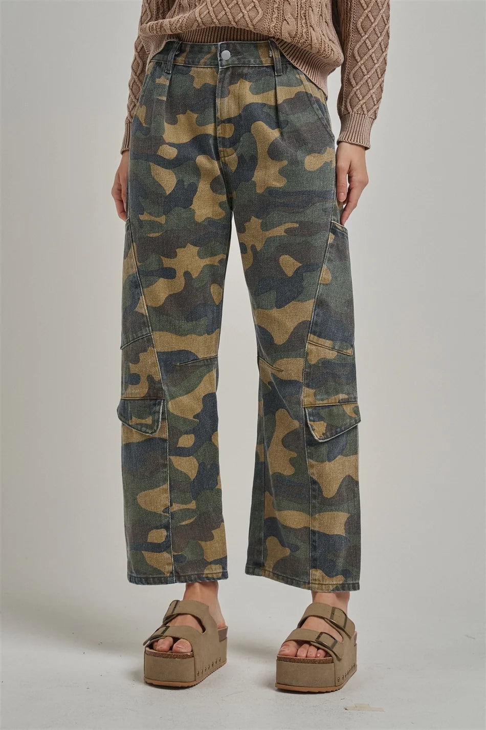 Monica Camouflage Cargo pants