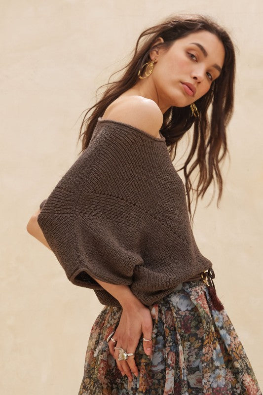 Olivia Ribbed Knit Sweater