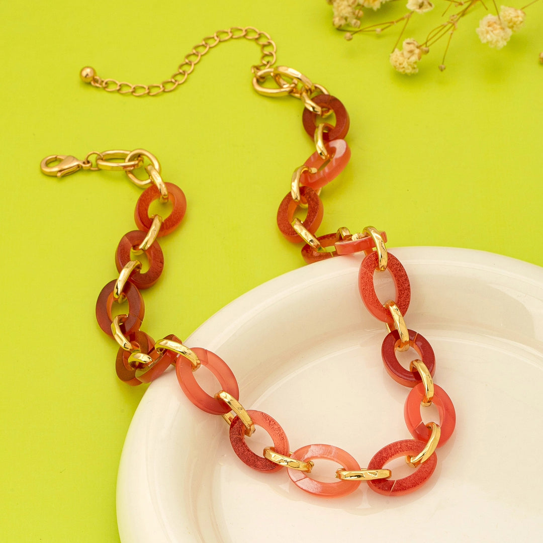 Resin Link Necklace