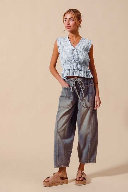 Rebel Wide Leg Denim