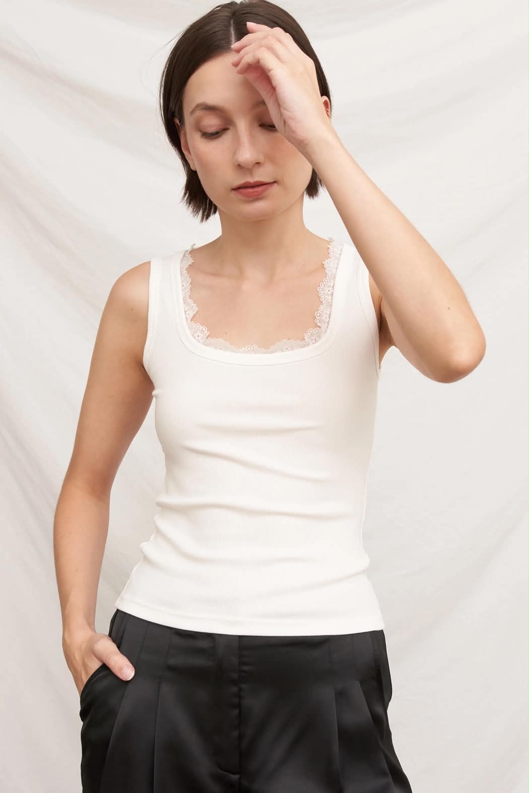 Gail Ribbed Tank
