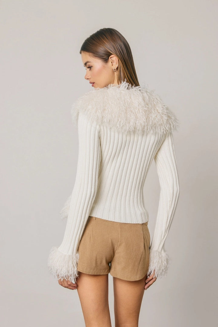 Zsa Zsa Faux Fur Cardigan