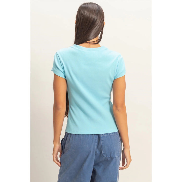 Indie Buttoned Tee