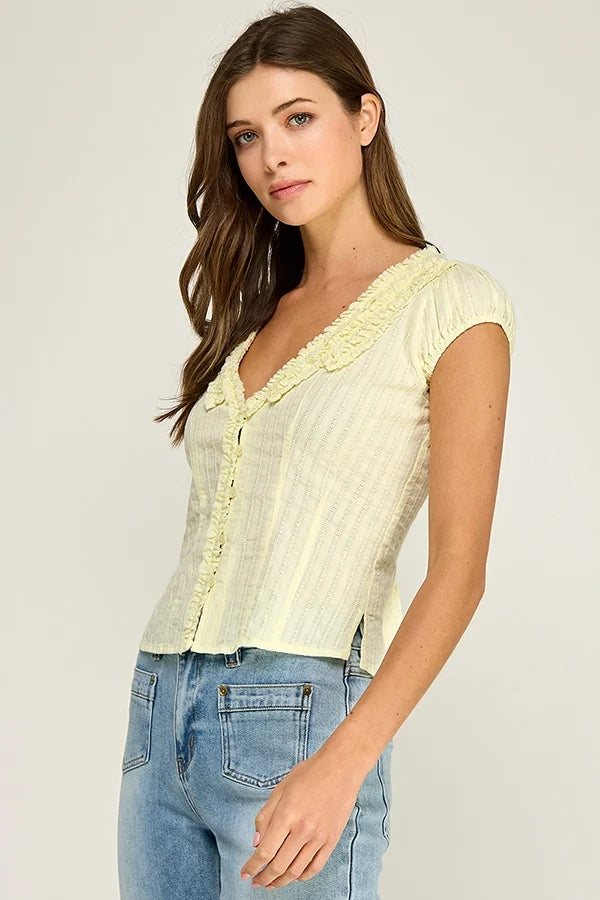 Astrid Ruffle Blouse