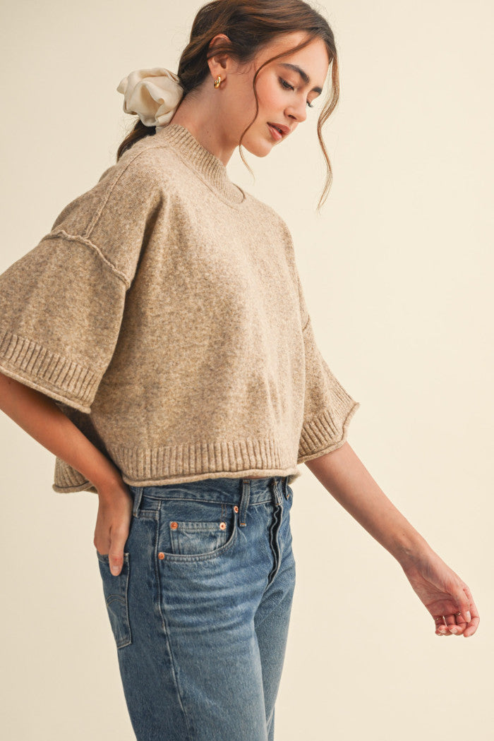 Nadia Mock Neck Sweater