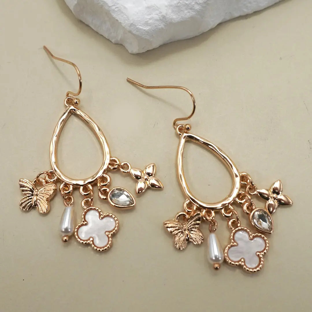 Charm Teardrop Earrings