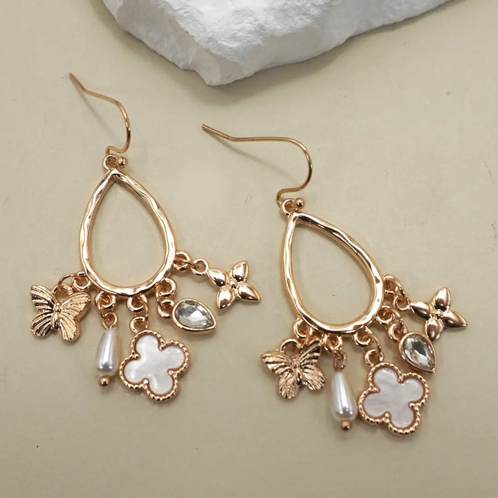 Charm Teardrop Earrings
