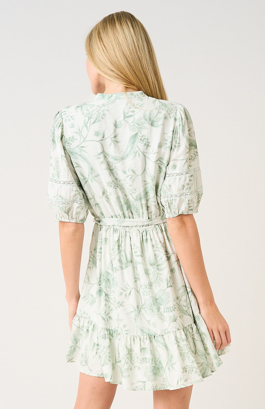 Sylvie Balloon Sleeve Mini Dress