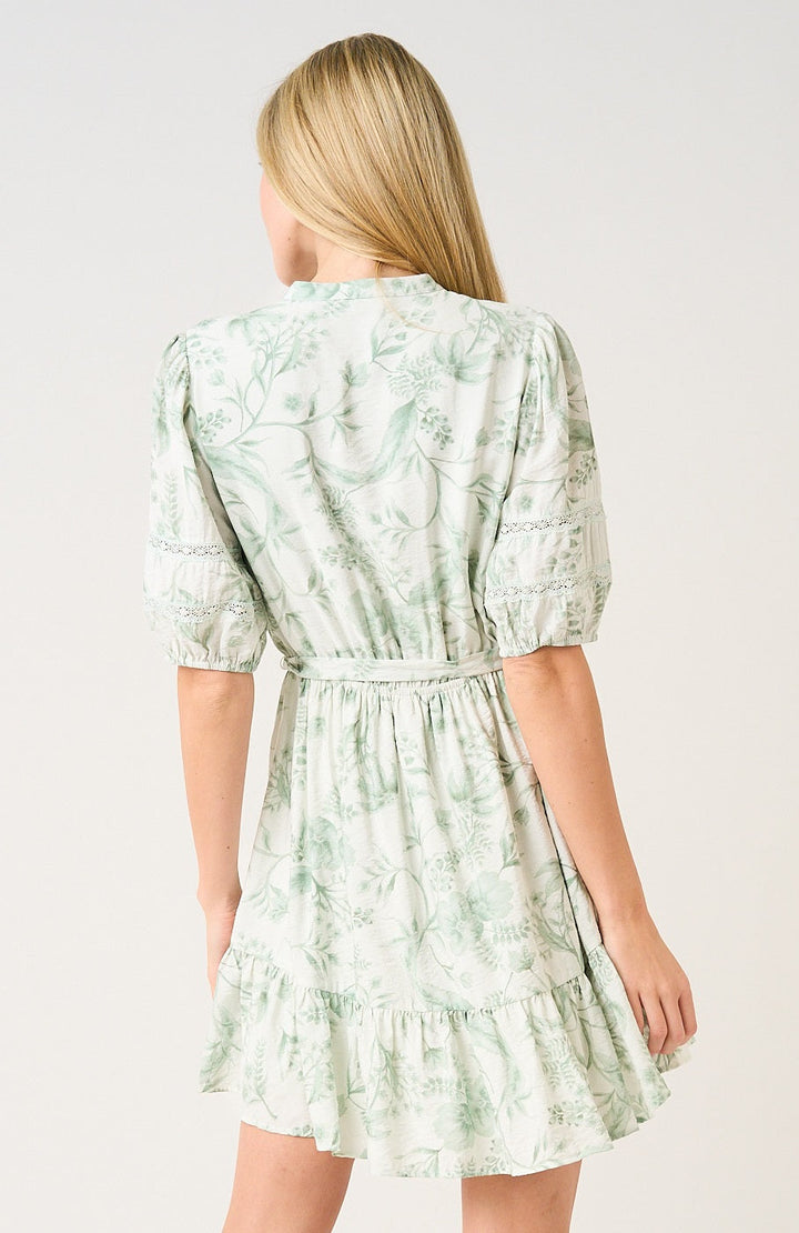 Sylvie Balloon Sleeve Mini Dress