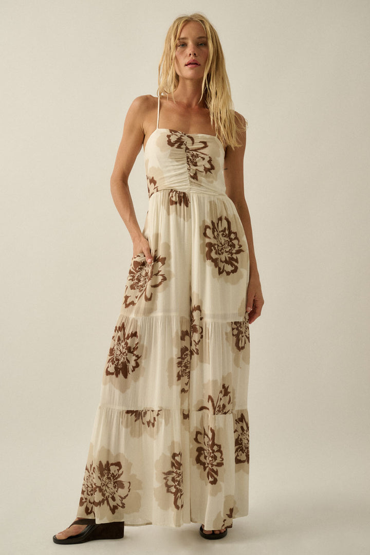Anny Ruched Cami Jumpsuit
