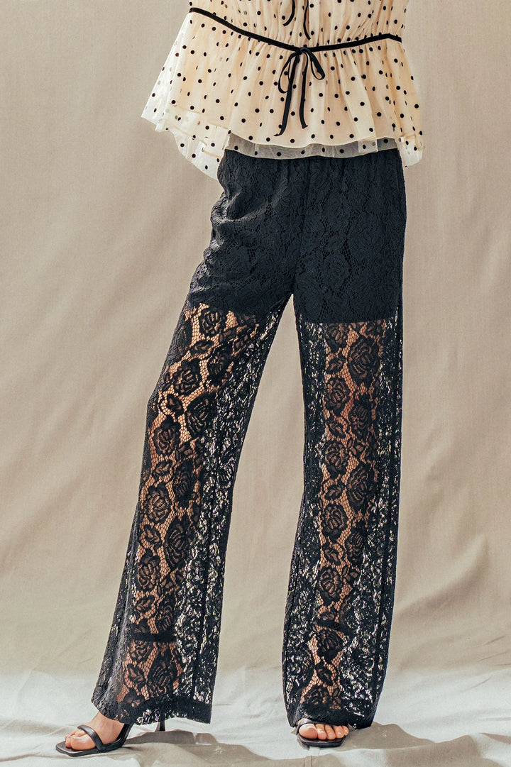 Millie Lace Wide Leg Pants