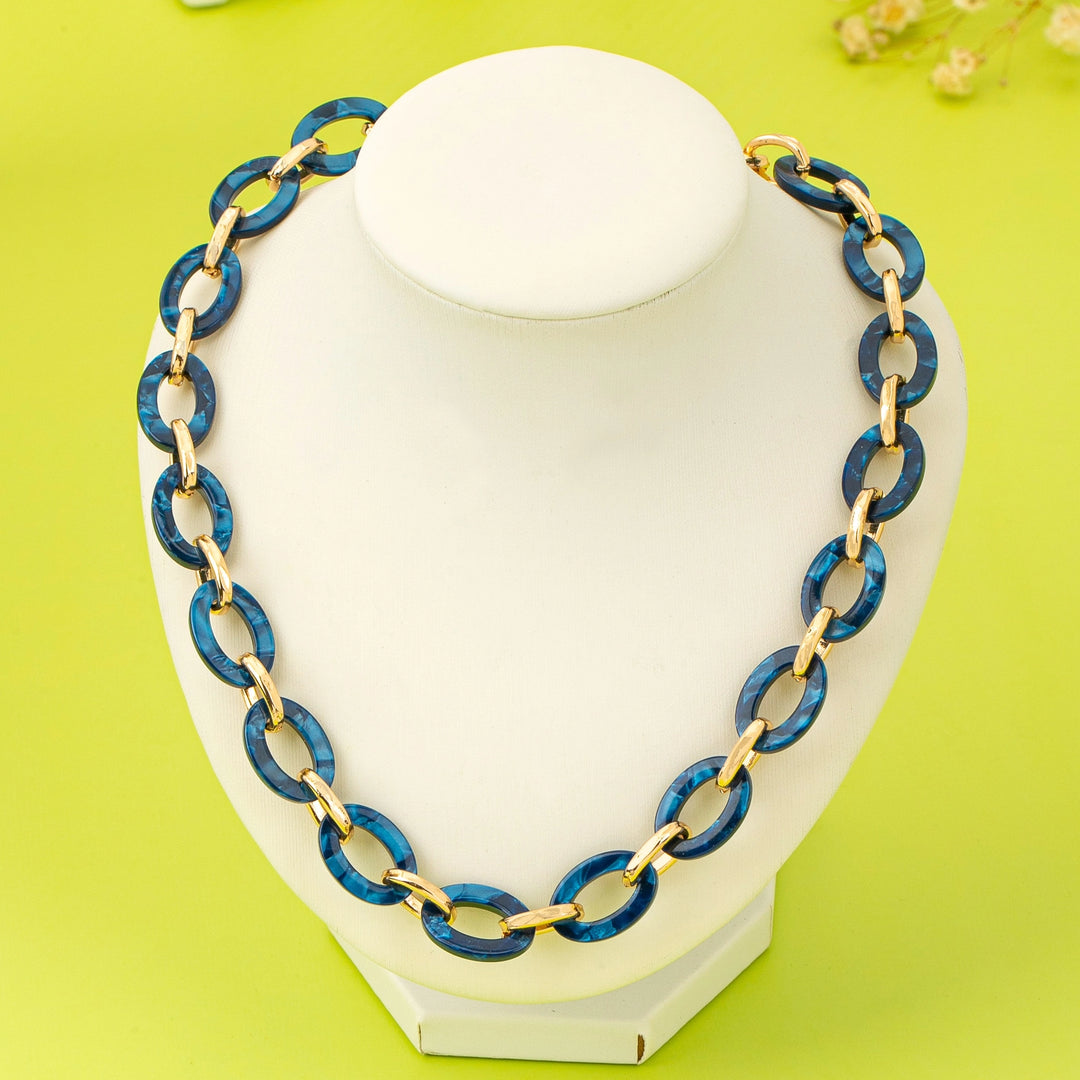 Resin Link Necklace