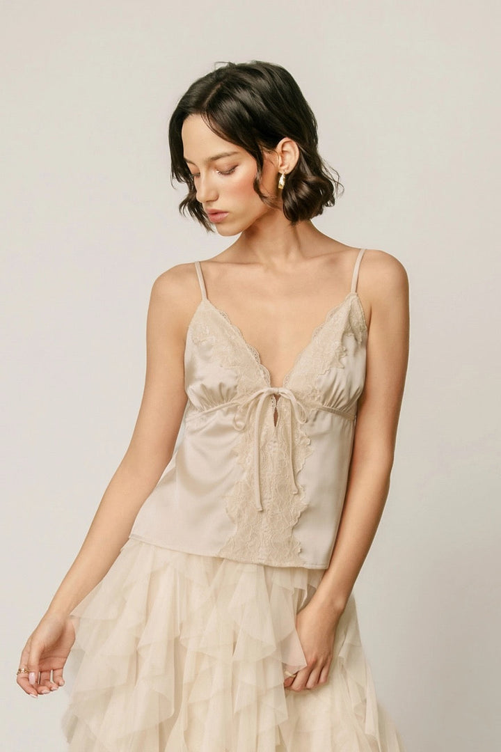 Adelia Satin Cami Top