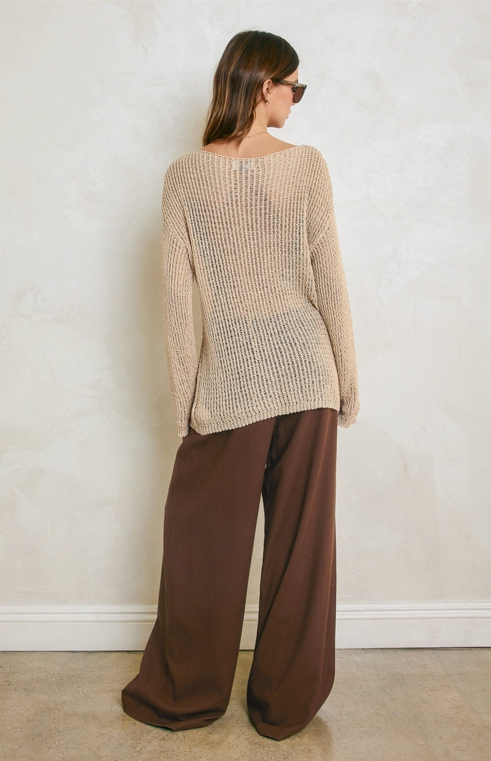 Ramona Open Knit Sweater