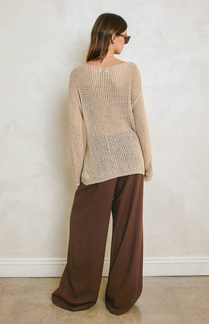 Ramona Open Knit Sweater