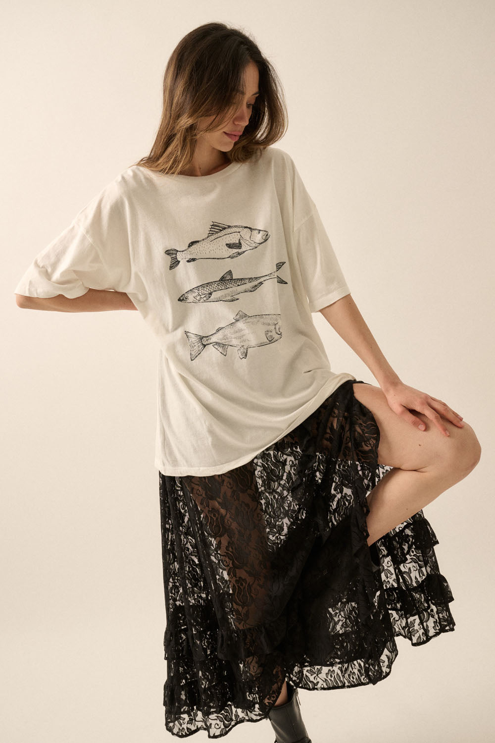 Three Fishes Vintage Tee