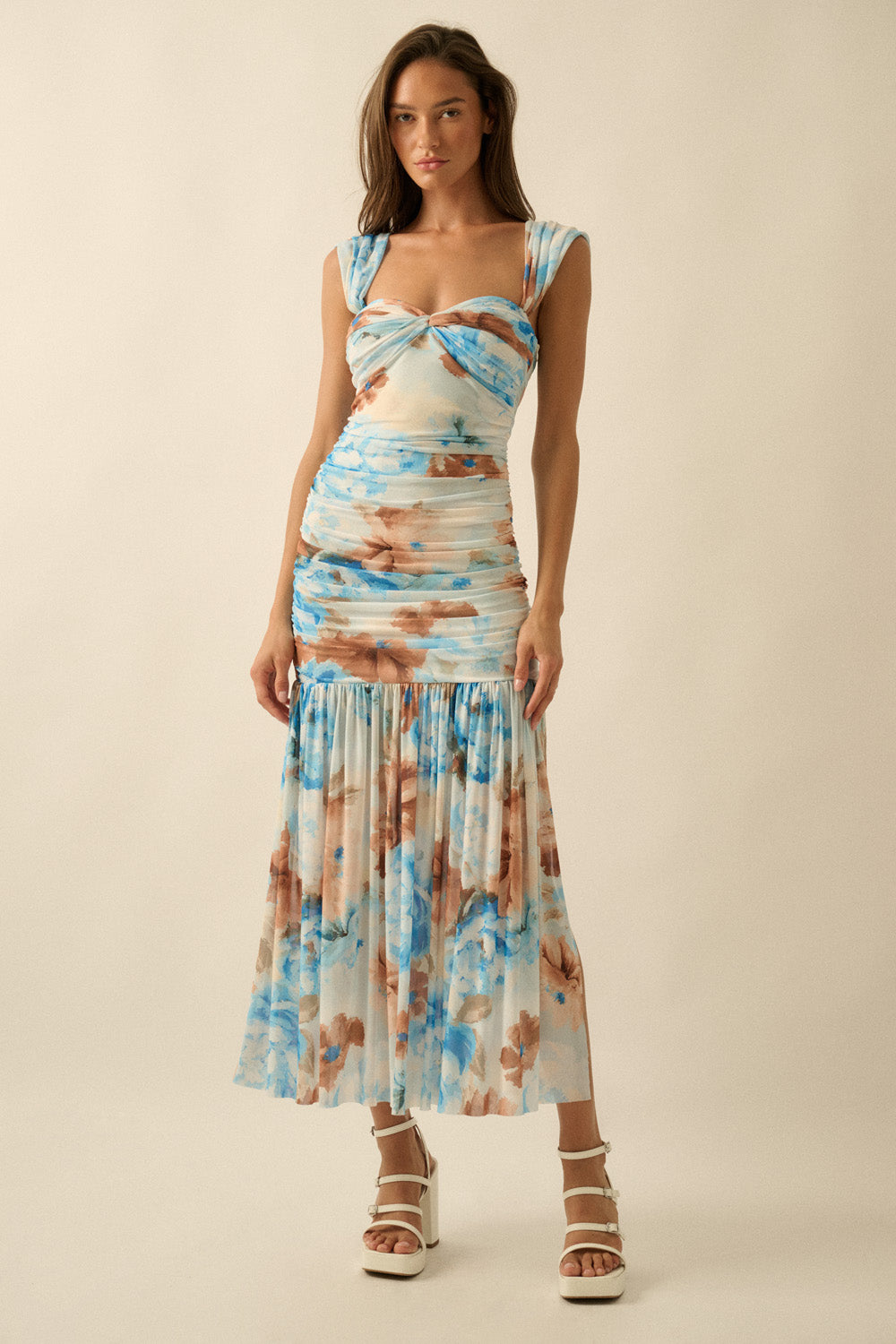 monroe maxi dress MORE TO COME Monroe Maxi Dress in Red Dot