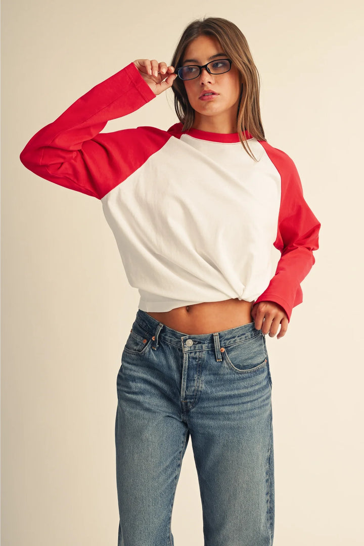 Drew Baseball Tee
