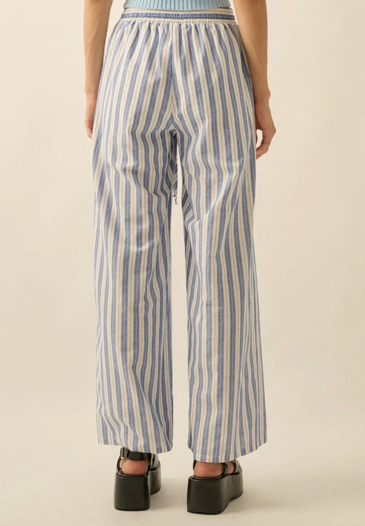 Poet Striped Wide Leg Pants