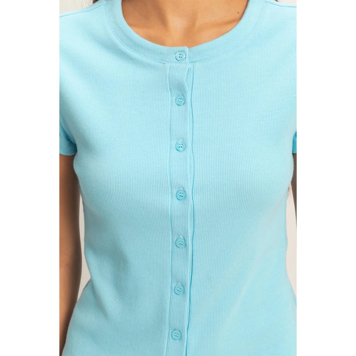 Indie Buttoned Tee