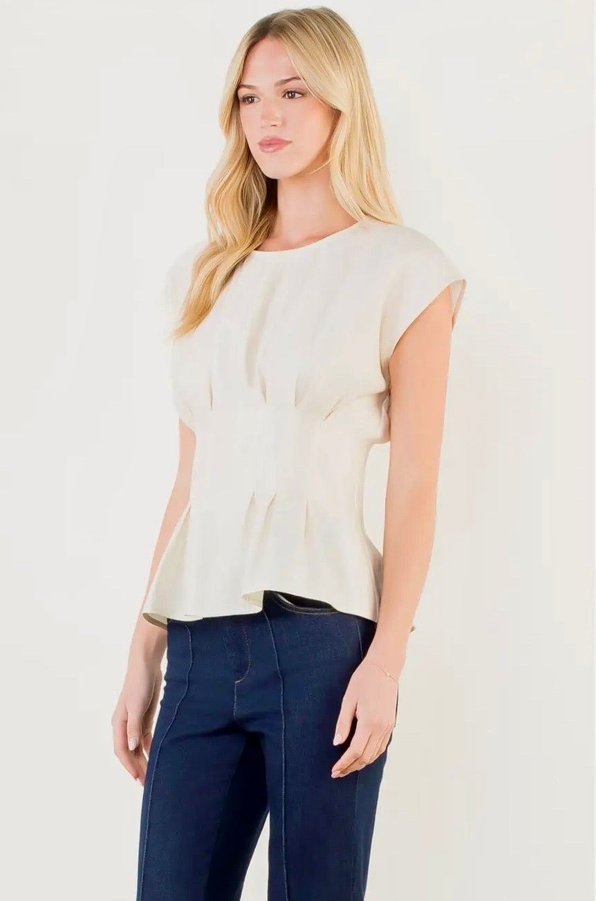 Fawn Pintuck Top