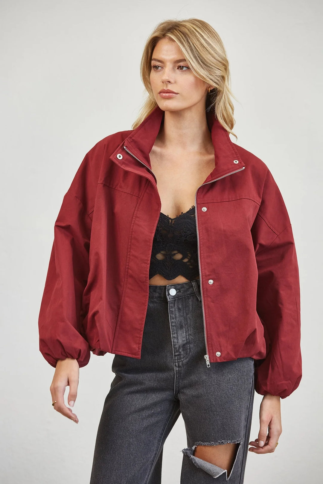 Harper Funnel Neck Jacket