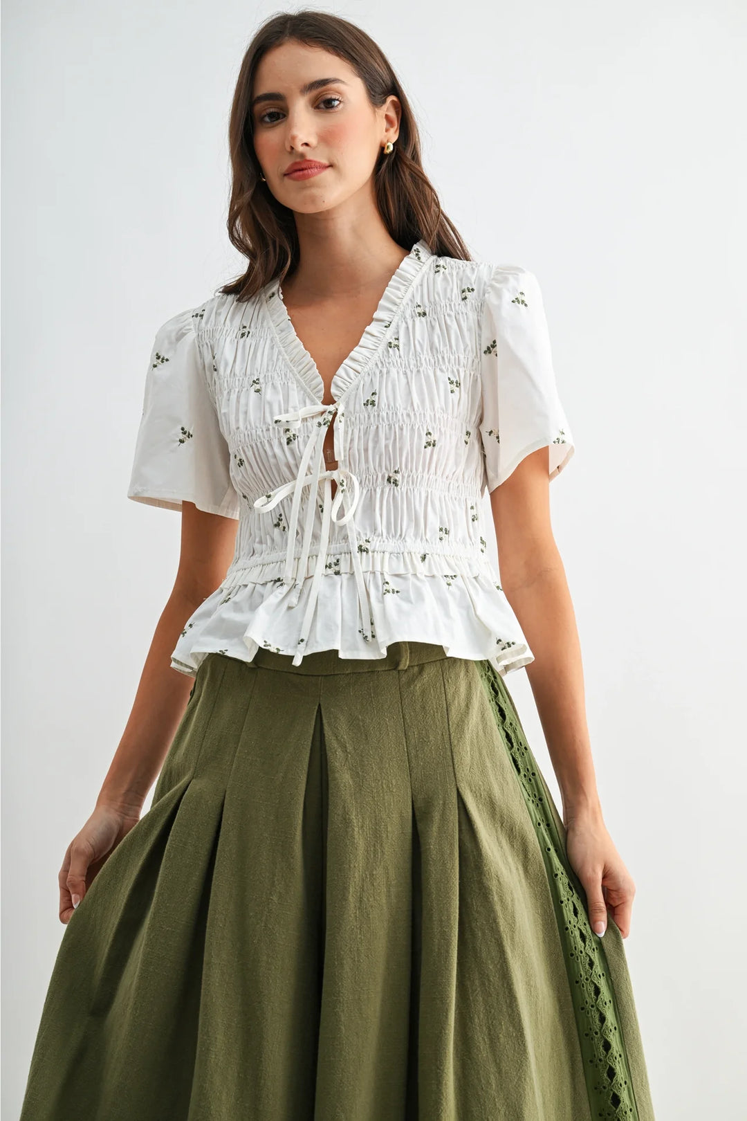 Sofia Peplum Blouse