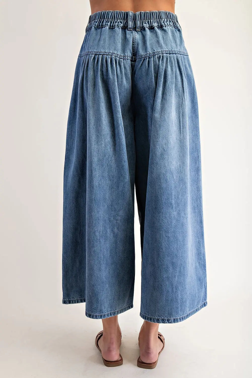 Morgan Denim Culottes