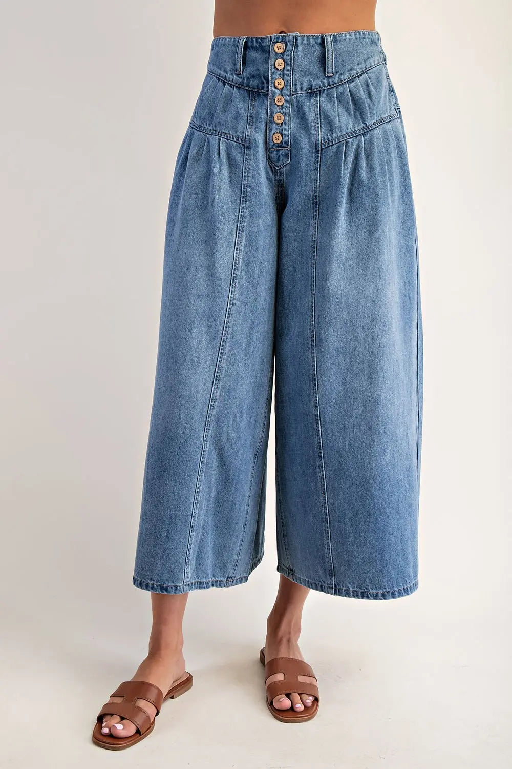 Morgan Denim Culottes